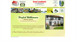 Desktop Screenshot of landhotel-mb.de